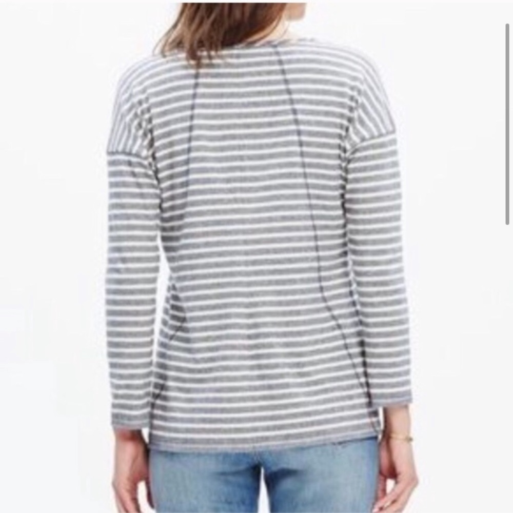 Madewell Striped Chart Pullover Tee - image 2